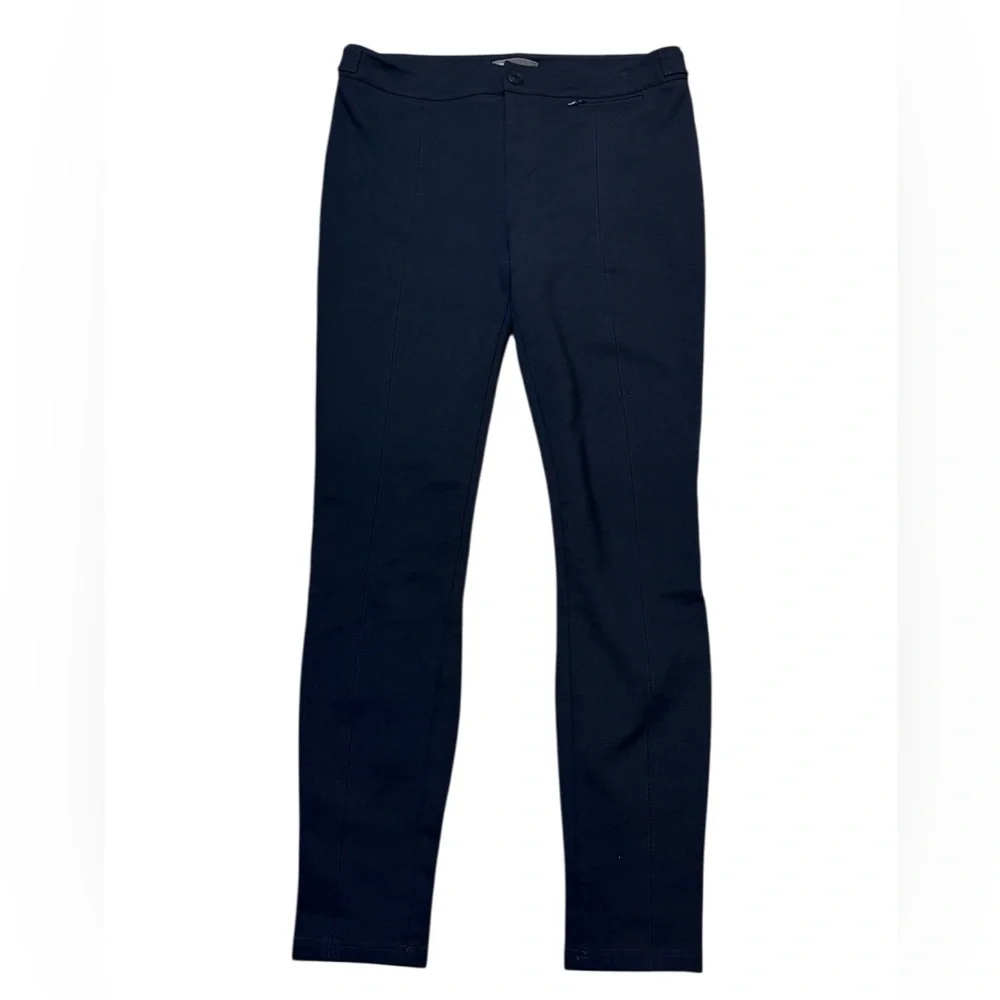 VINCE Navy Slim Stretch Ankle Pants Career Work Trousers Size 8